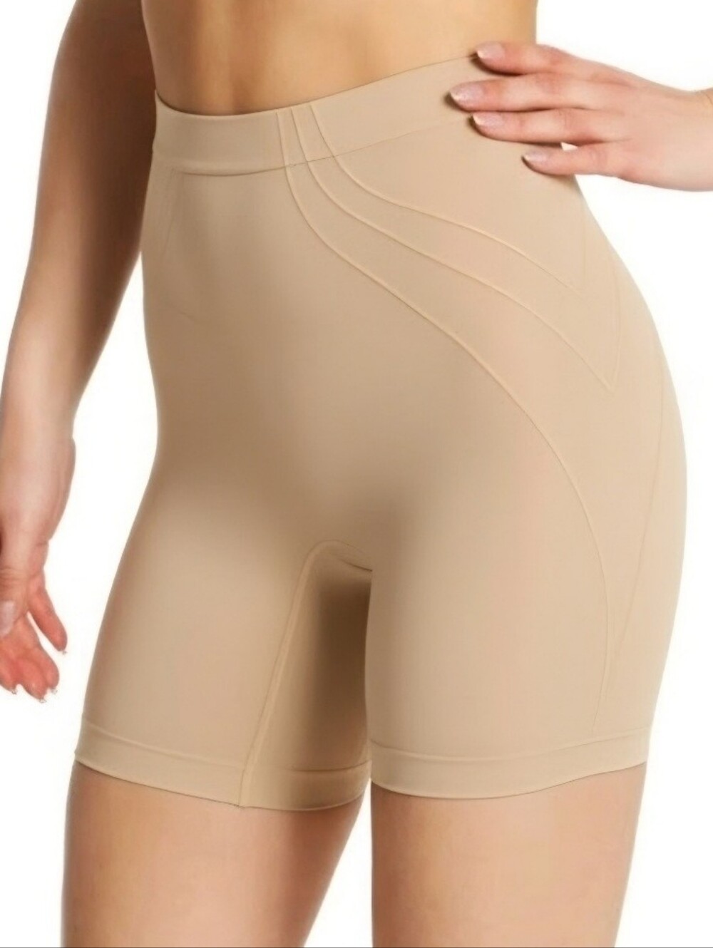 Maidenform Seamless Shaping Short Tan Size M